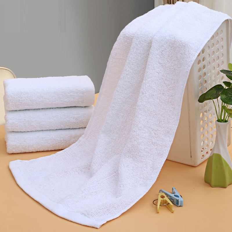 Home Textiles Face Towel - สีขาวผ้าฝ้ายนุ่มผ้าเช็ดตัวผ้าเช็ดตัวโรงแรมผ้าเช็ดตัวล้างผ้าผ้าเช็ดมือแบบพกพาผ้าขนหนูทําความสะอาดมัลติฟังก์ชั่น