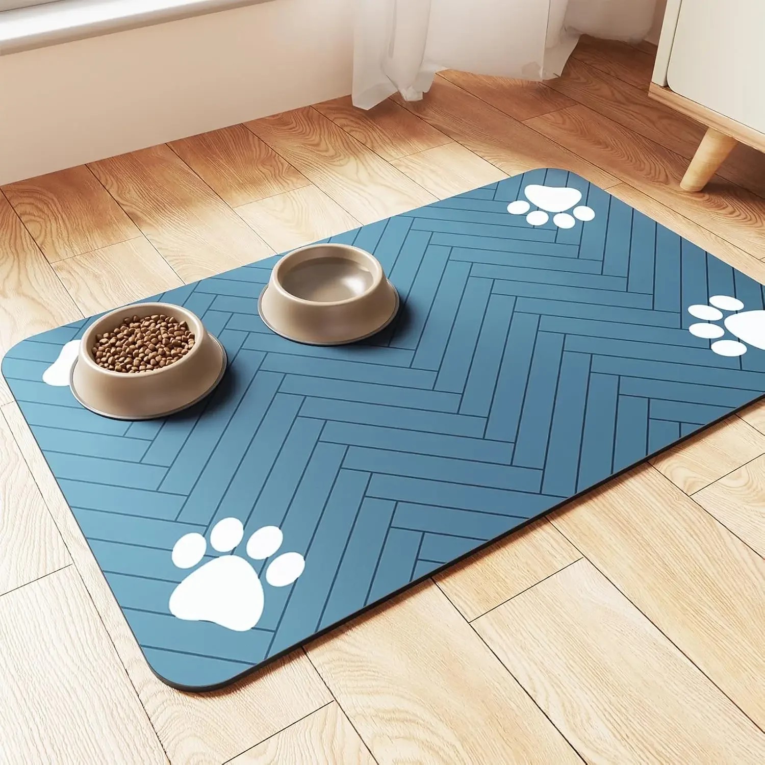 Mattress Protector Waterproof - สัตว์เลี้ยง Placemat ชามอาหารสุนัข MAT ดื่ม Feeding