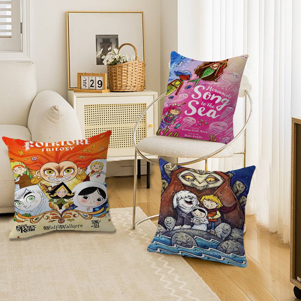 Home Textiles Ireland - ไอร์แลนด์ S-Song of the Sea ปลอกหมอนอิง