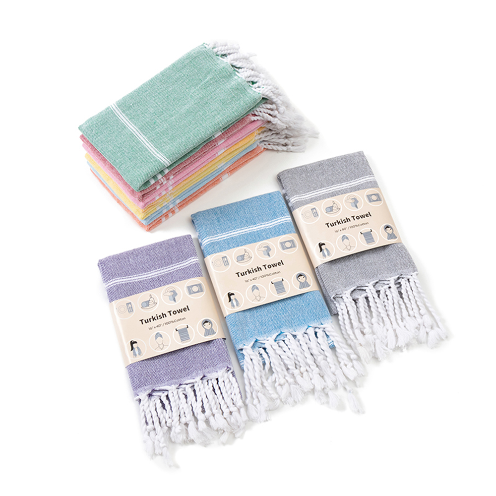 Home Textiles Face Towel - ผ้าฝ้ายตุรกีขนาด40x100ซม. 2แพ็คสำหรับใช้ในบ้านผ้าเช็ดตัวซาวน่านุ่ม set handuk สปามือและใบหน้าผ้าเช็ดตัวใช้ในห้องครัวเล่นกีฬายิม