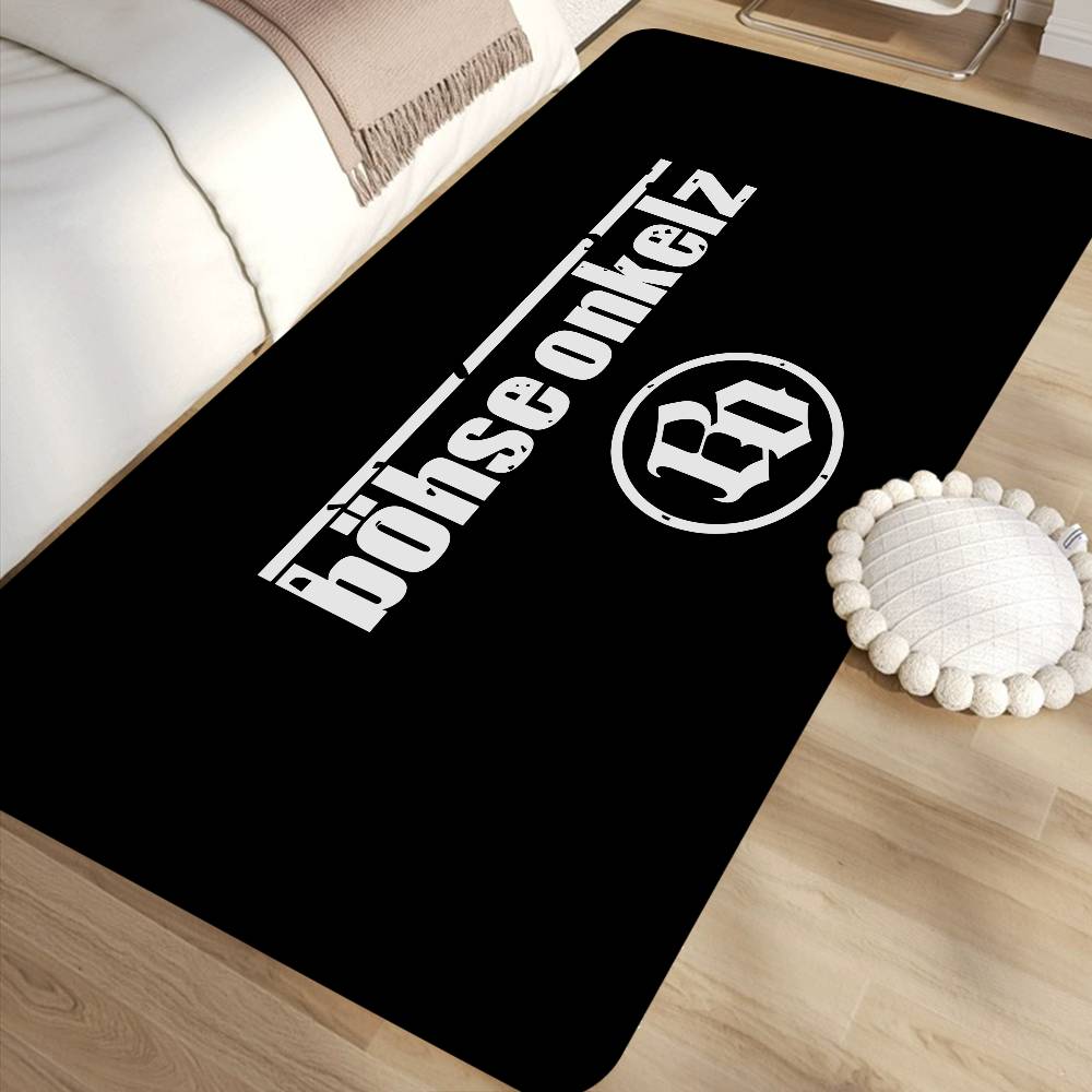 Home Textiles Germany - G-Germany B-Bohse O-Onkelz พรมเช็ดเท้าสไตล์นอร์ดิกห้องนอนห้องนั่งเล่นพรมเช็ดเท้าบ้านระเบียงกันลื่นอัลฟอมบรา
