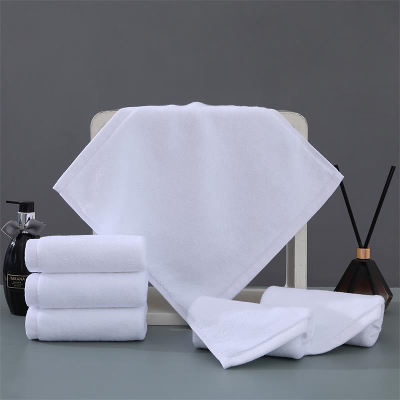 สีขาวผ้าฝ้ายนุ่มผ้าเช็ดตัวผ้าเ - Home Textiles Face Towel บทวิจารณ์และราคา