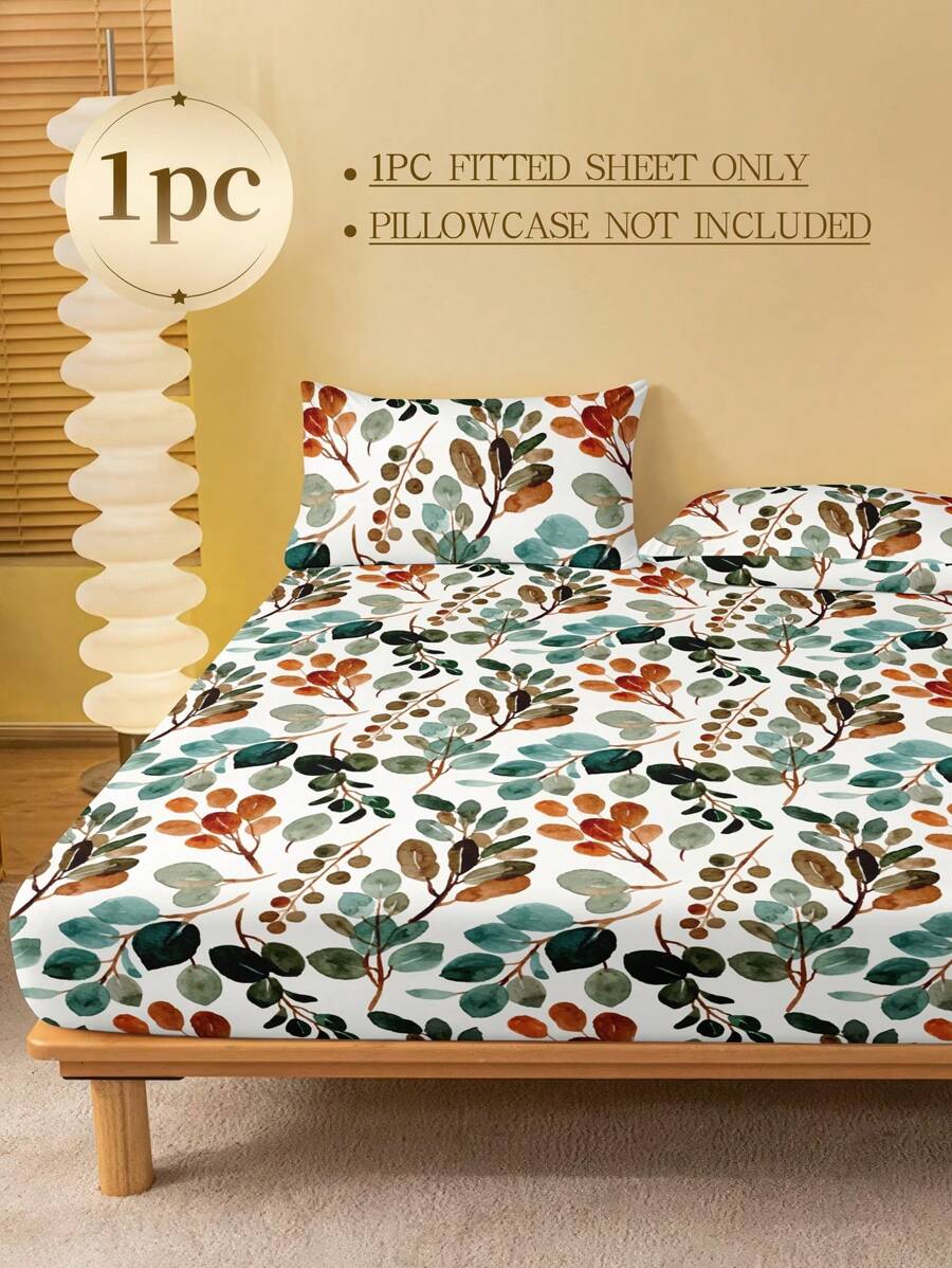 ผ้าปูที่นอนลายใบไม้ พิมพ์ลายดอ - Fitted Sheet Deep บทวิจารณ์และราคา