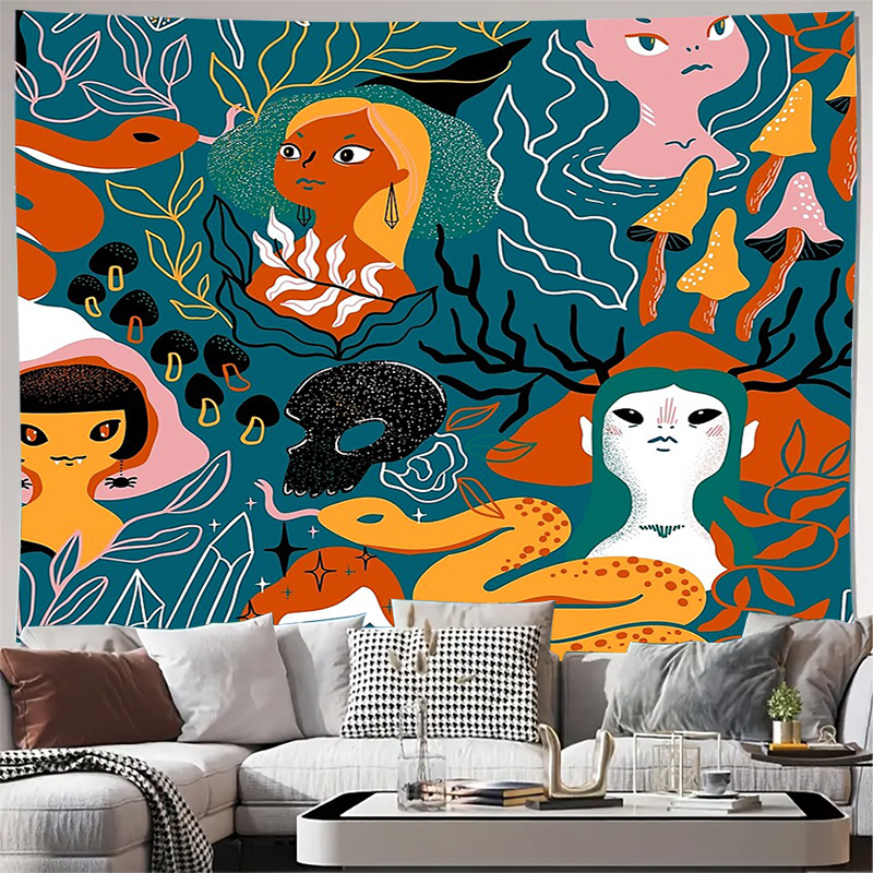 ผ้าแขวนผนังลายป่าในฝัน ตกแต่งบ - Home Landing Textiles บทวิจารณ์และราคา