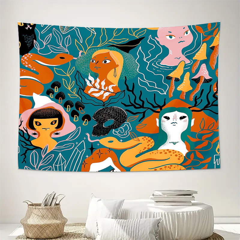 ผ้าแขวนผนังลายป่าในฝัน ตกแต่งบ - Home Landing Textiles บทวิจารณ์และราคา