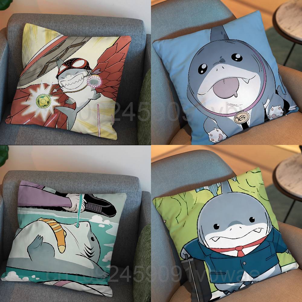 ปลอกหมอนอิงลายฉลามน่ารัก เจฟฟ์ - Home Landing Textiles บทวิจารณ์และราคา