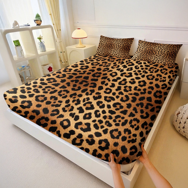 ชุดผ้าปูที่นอน 3 ชิ้น ลายเสือด - Fitted Sheet Deep บทวิจารณ์และราคา