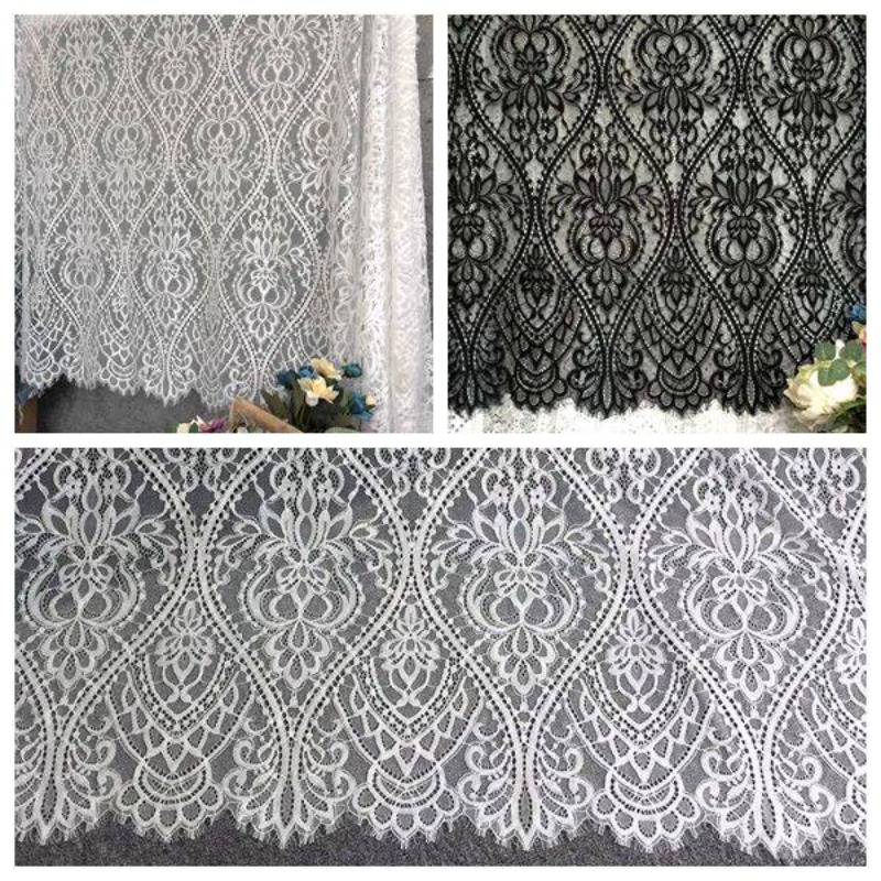 ผ้าลูกไม้ลายขนตาสไตล์ยุโรปหนา  - Home Textiles Importers In Usa บทวิจารณ์และราคา