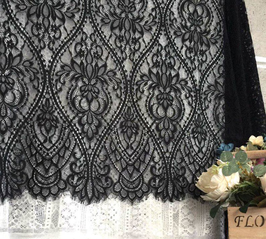 ผ้าลูกไม้ลายขนตาสไตล์ยุโรปหนา  - Home Textiles Importers In Usa บทวิจารณ์และราคา