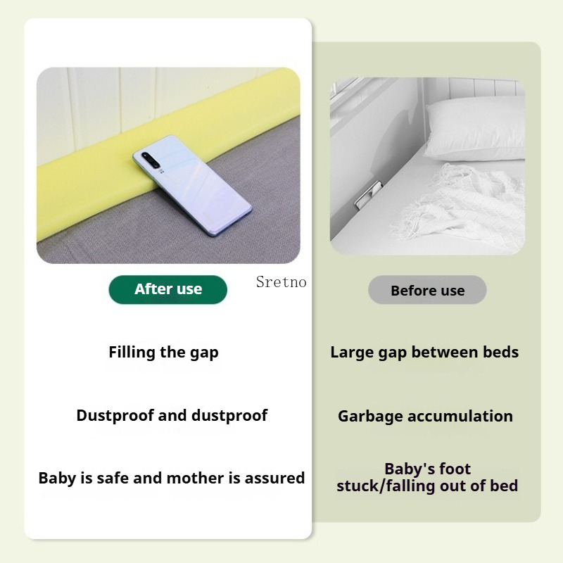 แผ่นปิดช่องว่างข้างเตียงแบบกำห - Memory Foam Topper บทวิจารณ์และราคา