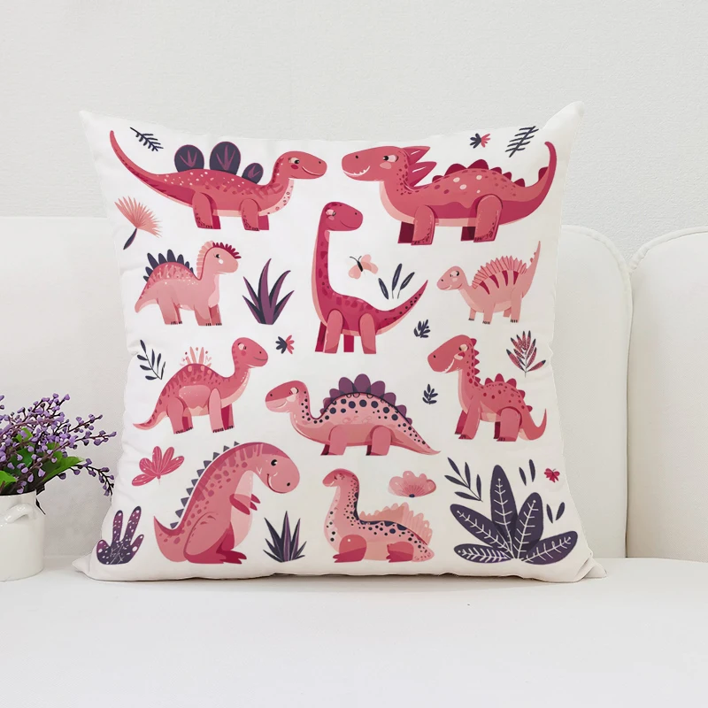 ปลอกหมอนอิงลายไดโนเสาร์ ขนสั้น - Home Landing Textiles บทวิจารณ์และราคา