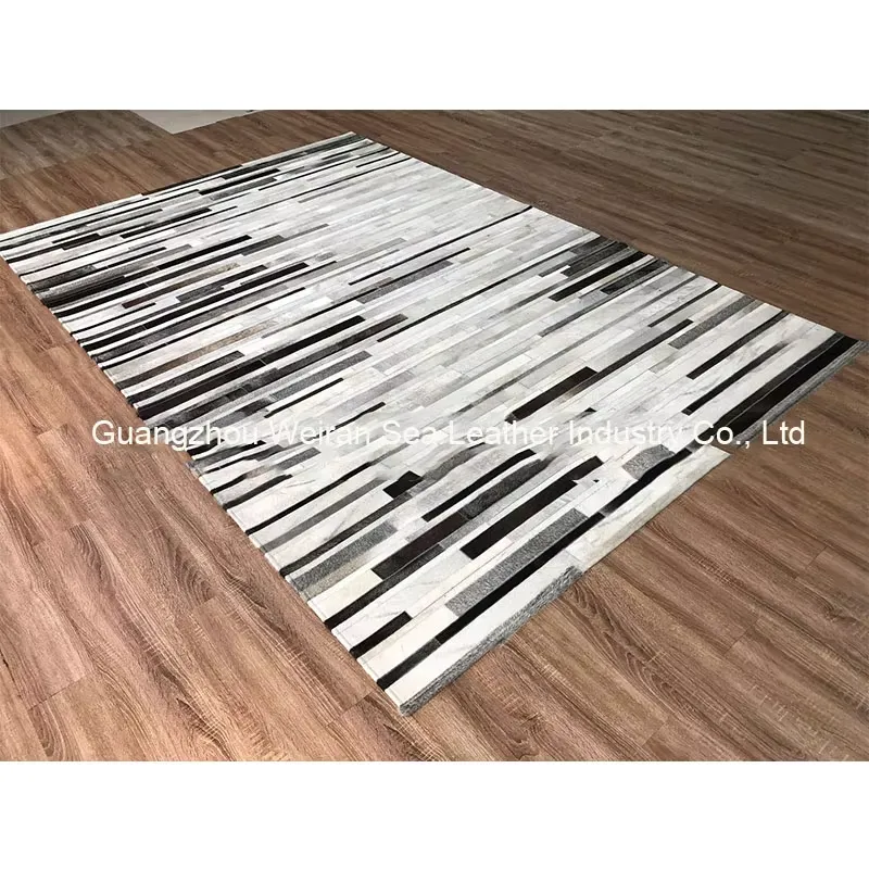พรมปูพื้นลายหนังวัวสีเทาแบบนำเ - Home Textiles Importers In Usa บทวิจารณ์และราคา