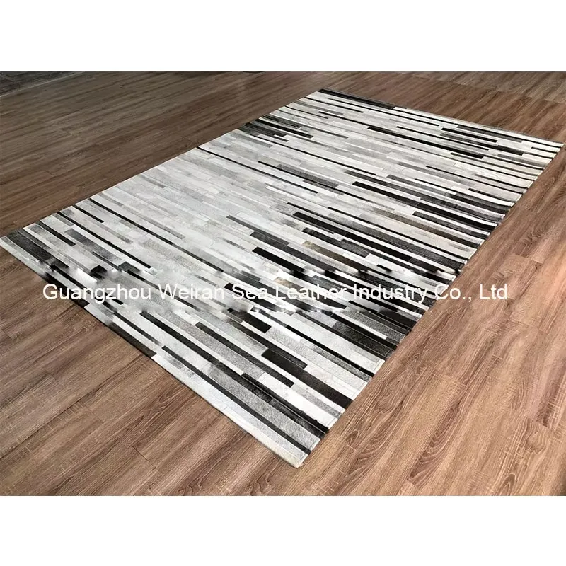 พรมปูพื้นลายหนังวัวสีเทาแบบนำเ - Home Textiles Importers In Usa บทวิจารณ์และราคา
