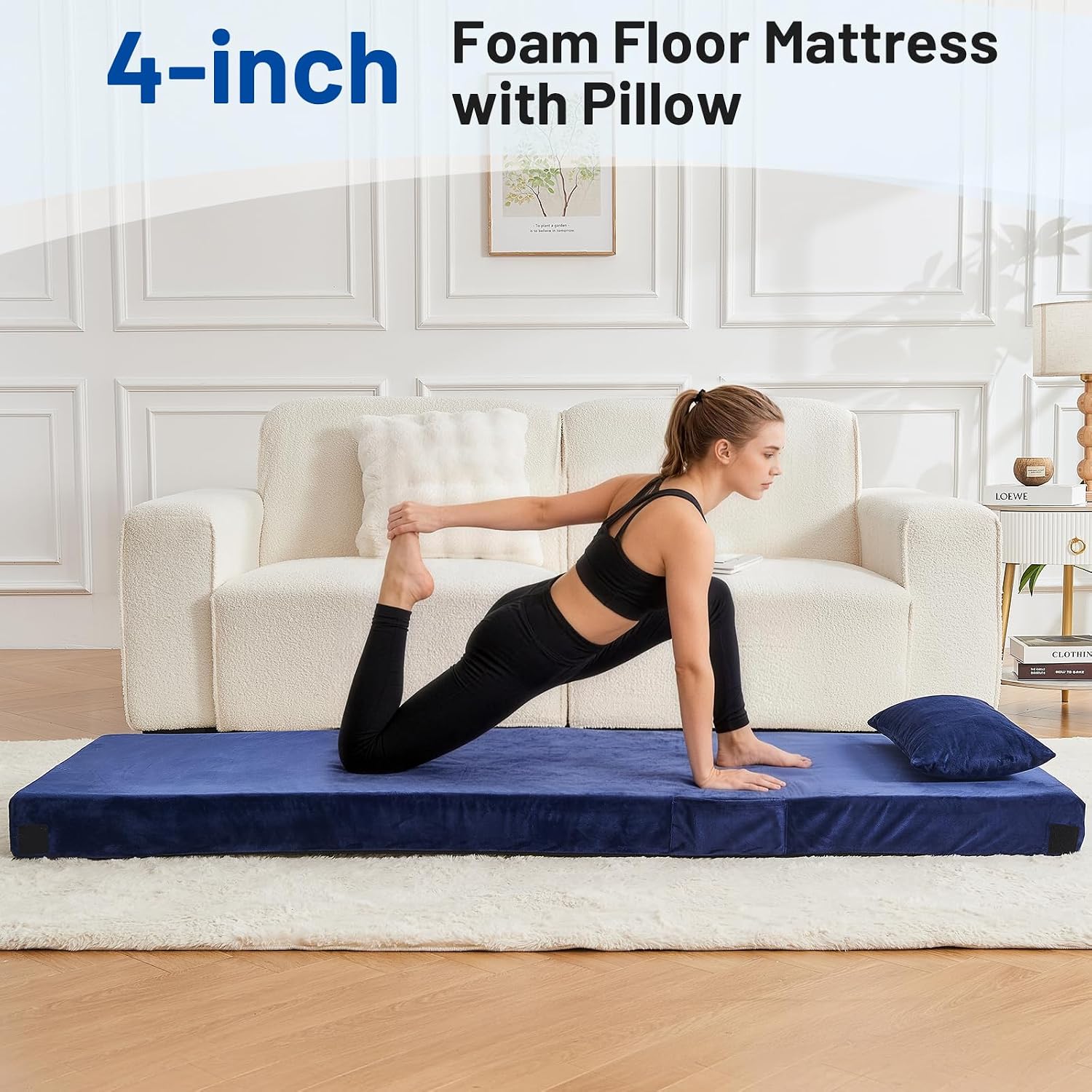 แผ่นรองนอนเมมโมรี่โฟมสำหรับแคม - Memory Foam Topper บทวิจารณ์และราคา
