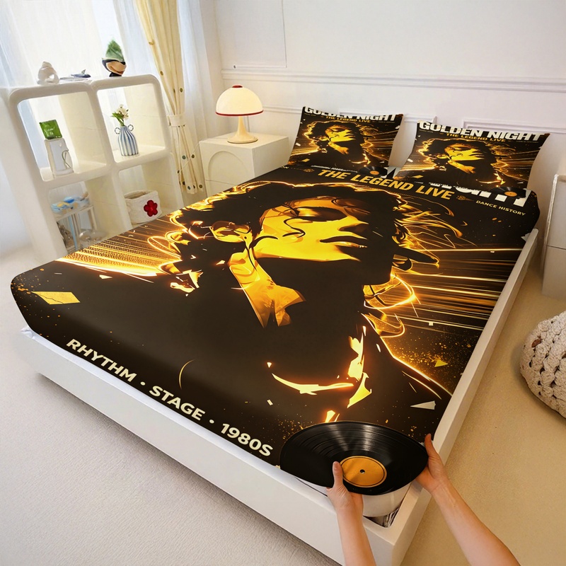 ชุดผ้าปูที่นอนลายไมเคิล แจ็คสั - Fitted Sheet Deep บทวิจารณ์และราคา
