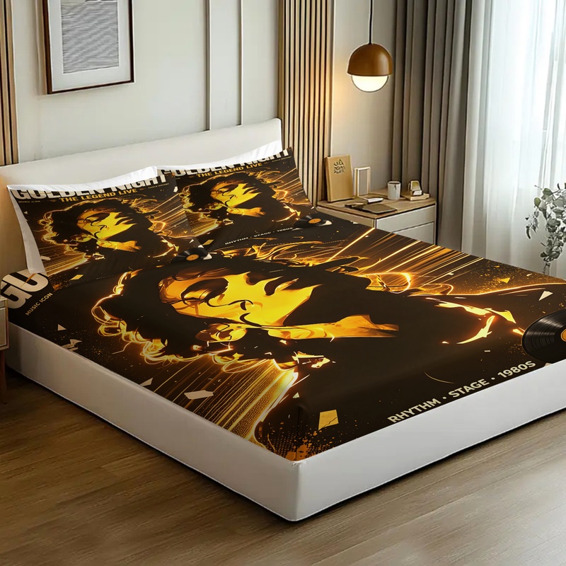 ชุดผ้าปูที่นอนลายไมเคิล แจ็คสั - Fitted Sheet Deep บทวิจารณ์และราคา
