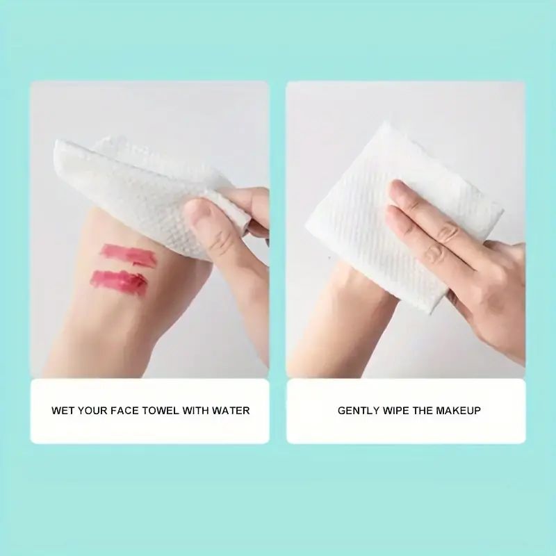 100/300PCS ผ้าเช็ดหน้าผ้าฝ้าย  - Home Textiles Face Towel บทวิจารณ์และราคา