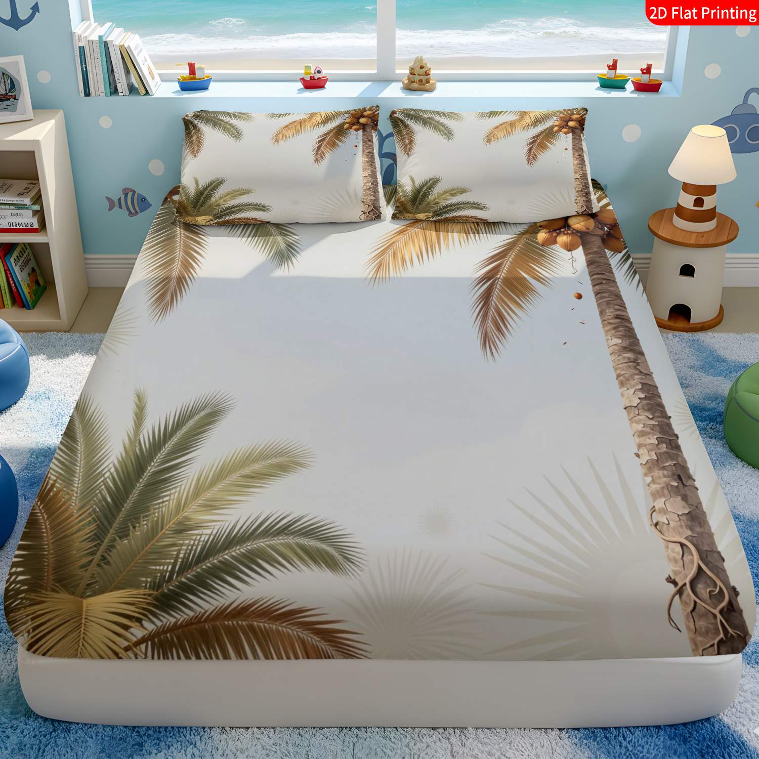 ชุดเครื่องนอนสไตล์ทรอปิคอล ลาย - Fitted Sheet Deep บทวิจารณ์และราคา