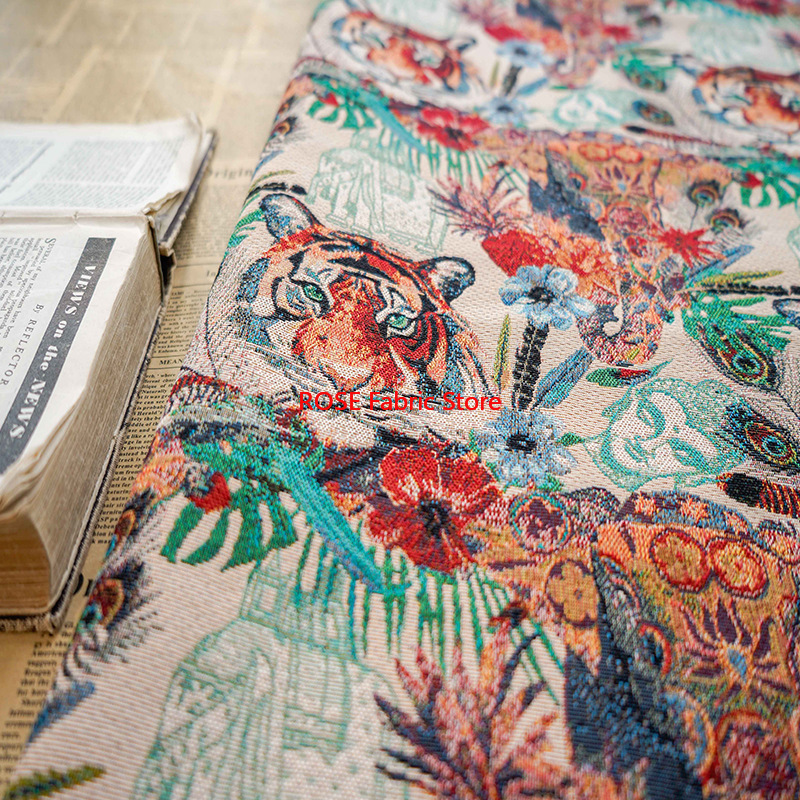 ผ้าแจ็คการ์ดลายเสือ 1 เมตร ย้อ - Home Textiles Importers In Usa บทวิจารณ์และราคา