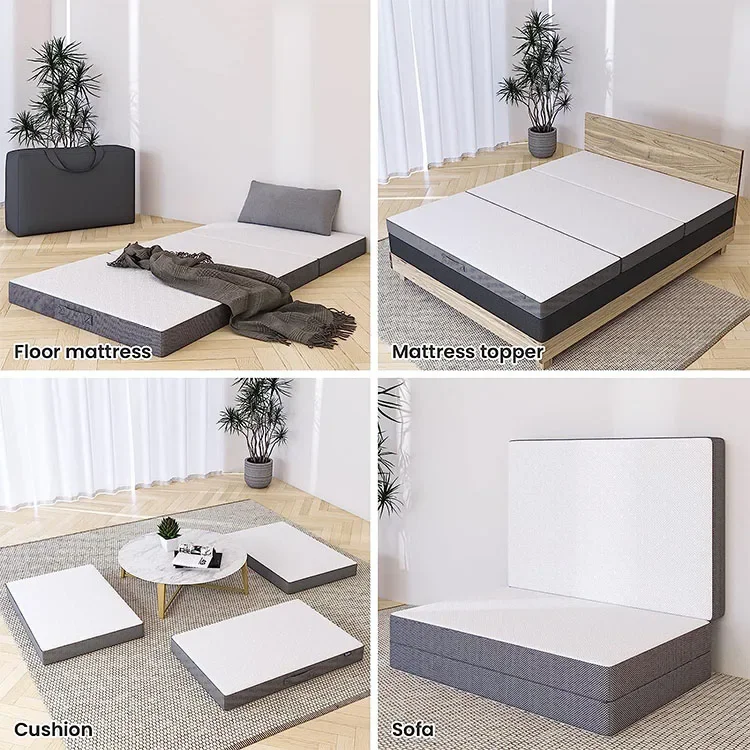 ที่นอนพับได้แบบพกพา ปี 2026 พร - Memory Foam Topper บทวิจารณ์และราคา